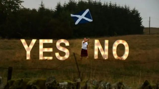 
          Scottish voters rejected independence by 55% to 45% in the referendum in September 2014
        