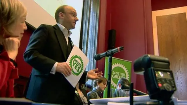 Scottish Greens co-convener Patrick Harvie