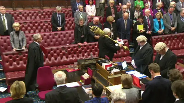 House of Lords adjourns