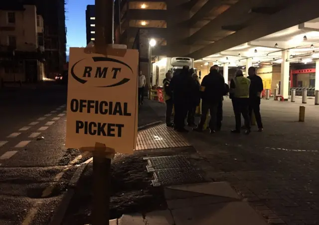 Strike at Lime Street Station