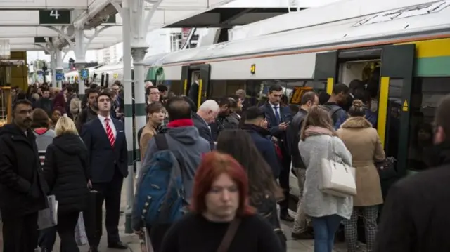 Rail passengers