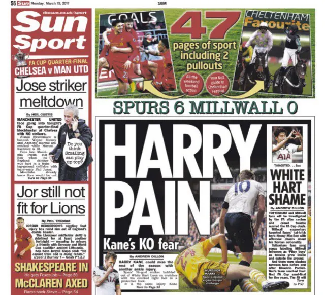 Sun back page