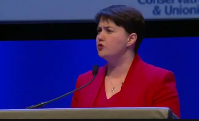 Scottish Conservative leader Ruth Davidson