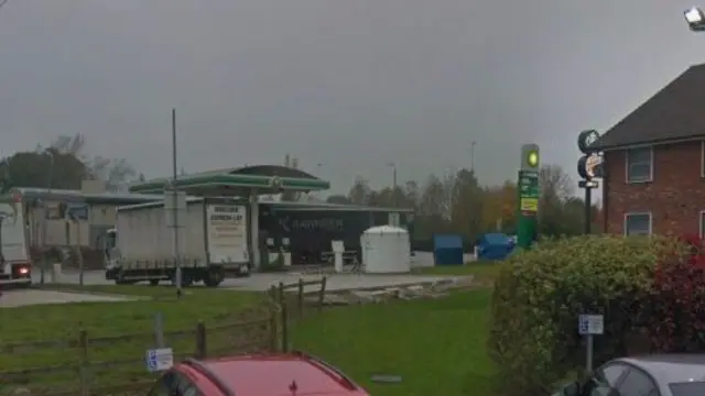 BP garage in Uttoxeter