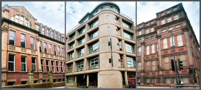 Leonardo, Thoresby and Great George Street buildings