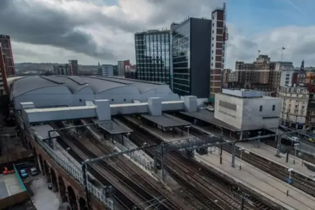 Leeds train station