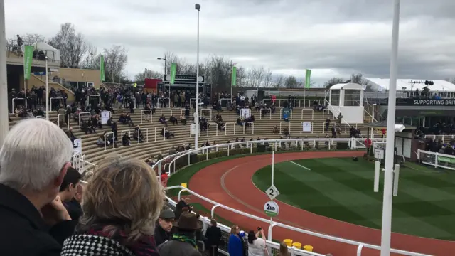 People watching at Cheltenham