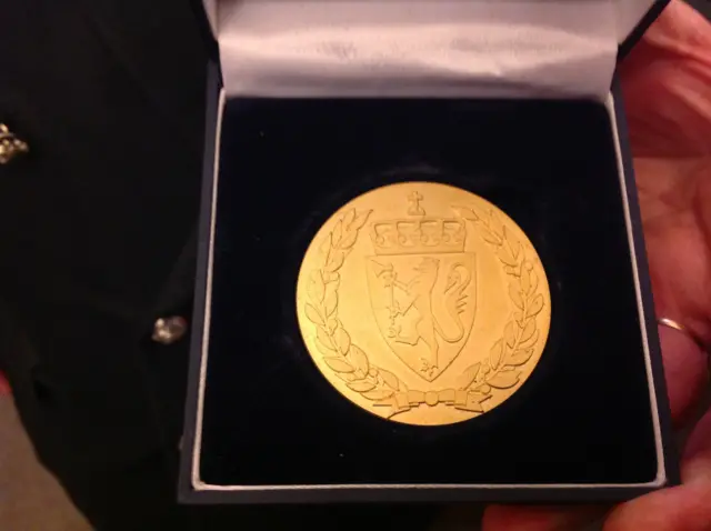 Thomas Welsh's medal