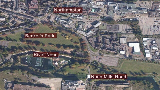 Northampton map