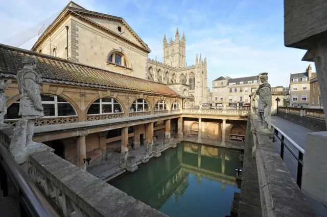 The Roman Baths in Bath