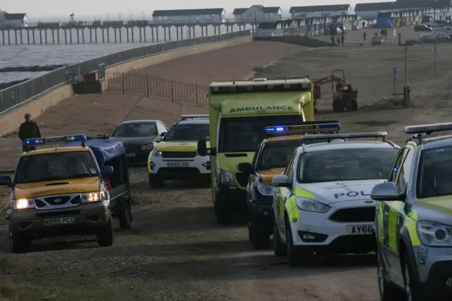 Ambulance in Southwold