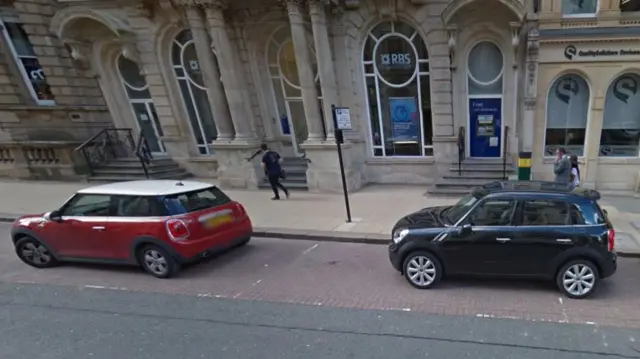 cars on Colmore Row