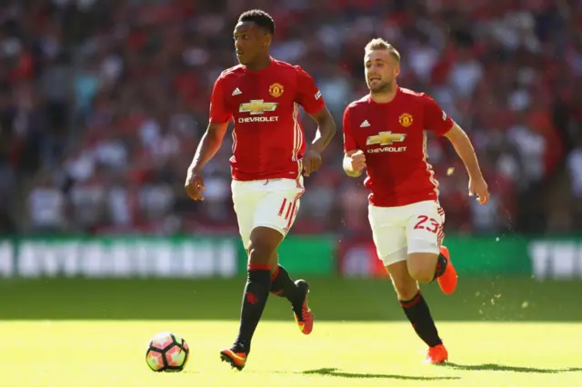 Anthony Martial Luke Shaw