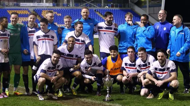 Telford celebrate win