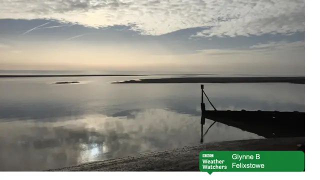 Weather Watcher scene from Felixstowe