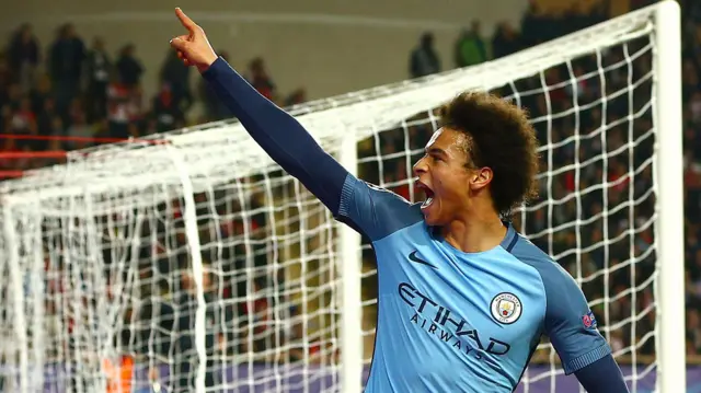 Leroy Sane of Manchester City