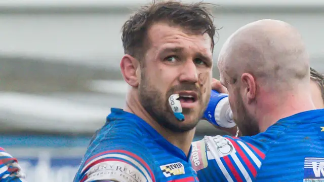 Scott Moore in action for Wakefield