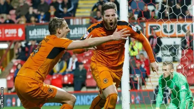 Matt Doherty celebrates