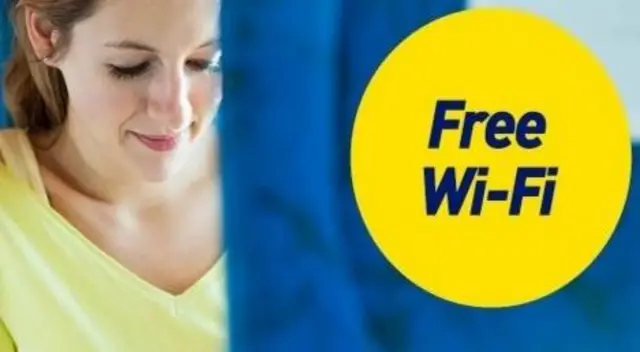 City Link website advertising Free Wi-Fi