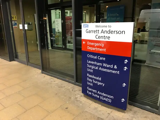 A&E sign