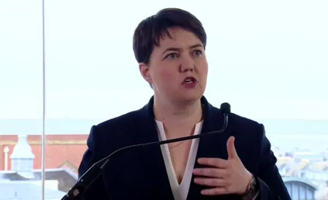 Scottish Conservative leader Ruth Davidson