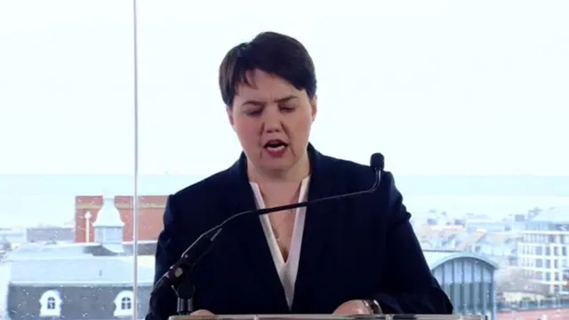 Scottish Conservative leader Ruth Davidson