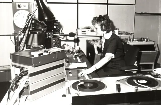 Radio studio at BBC Radio Guernsey