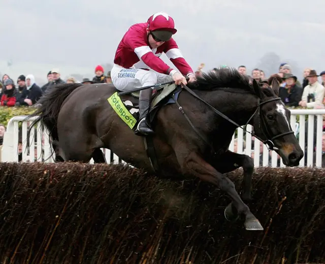 War of Attrition wins the Cheltenham Gold Cup in 2006