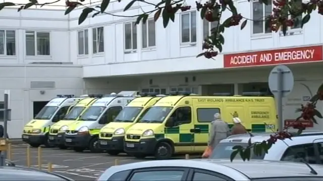 Accident and emergency at Northampton General Hospital