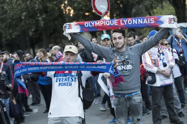 Lyon fans