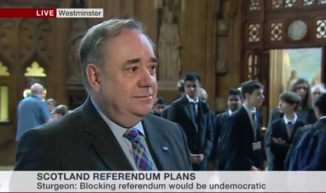 Alex Salmond at Westminster