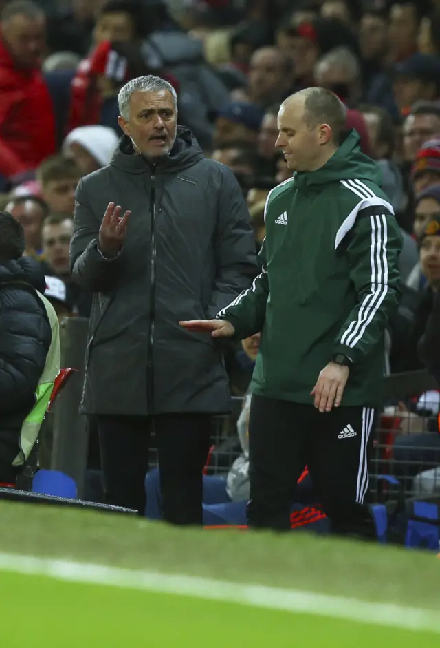 Jose reacts