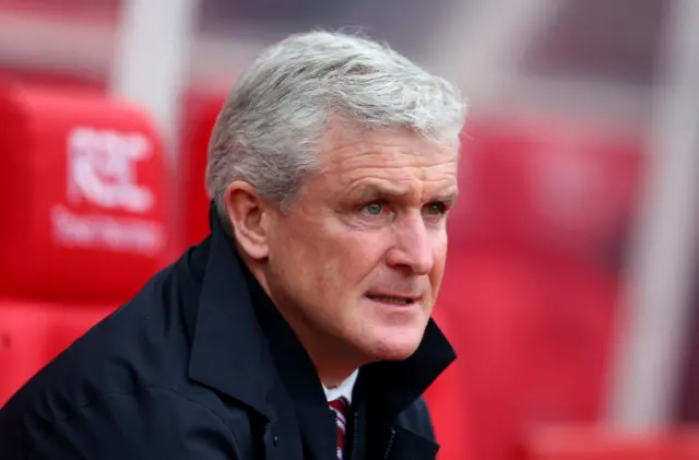 Stoke boss Mark Hughes