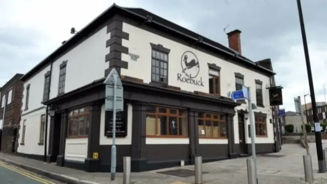 The Roebuck pub in Burslem