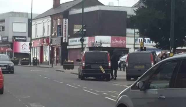 Armed police in Northfield