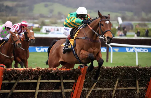 Defi Du Seuil wins the Triumph Hurdle