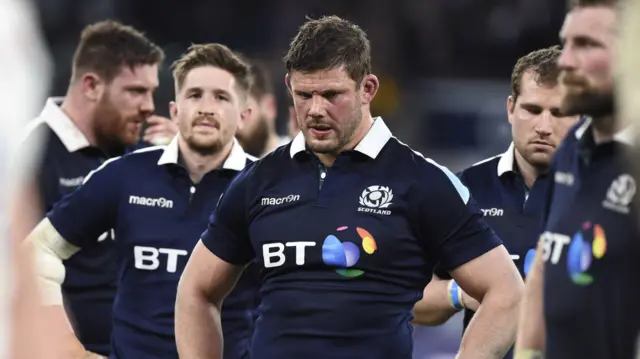 Scotland after defeat by England