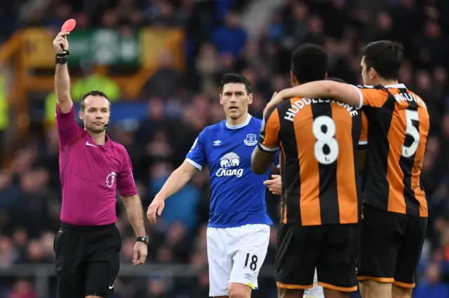 Tom Huddlestone red card