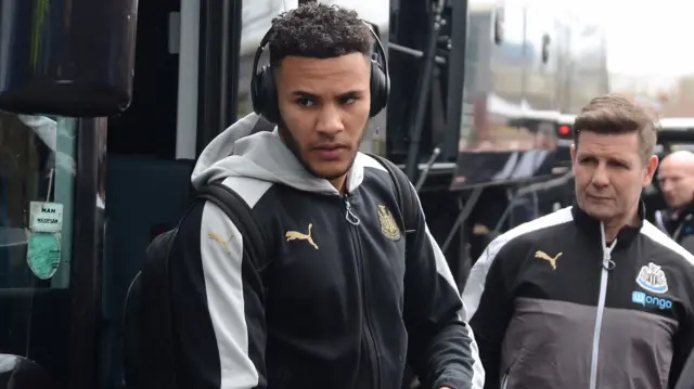 Newcastle captain Jamaal Lascelles