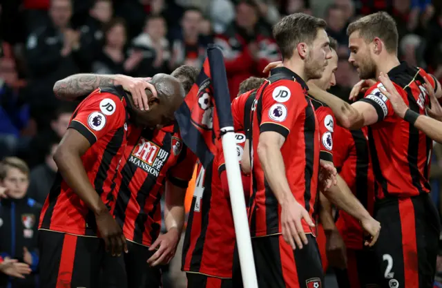 Bournemouth celebrate