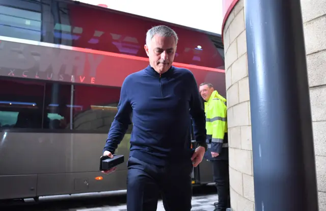 Mourinho arrives