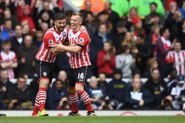 Saints celebrate