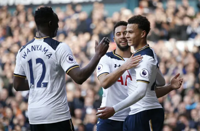 Alli celebrates