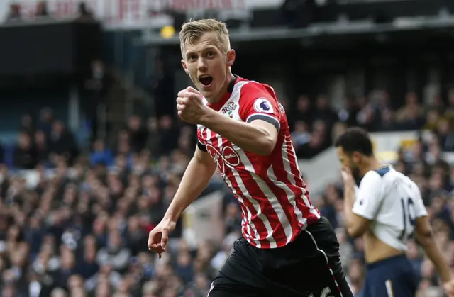 Ward-Prowse celebrates