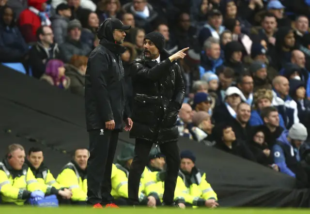 Klopp and Guardiola