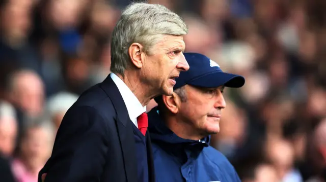 Arsene Wenger and Tony Pulis