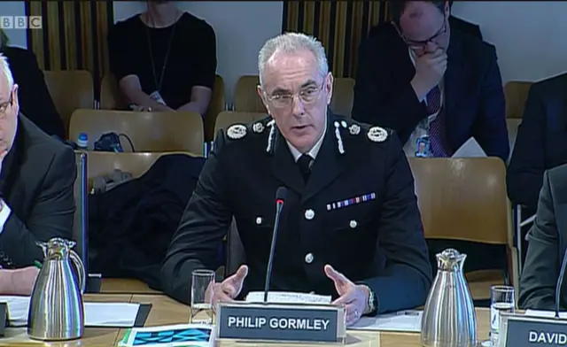 Police Scotland chief constable Philip Gormley