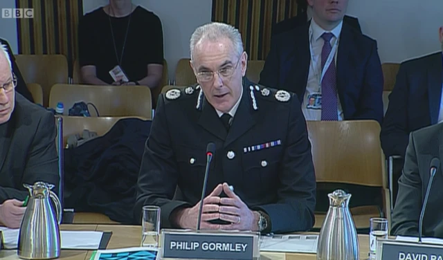 Police Scotland chief constable Philip Gormley