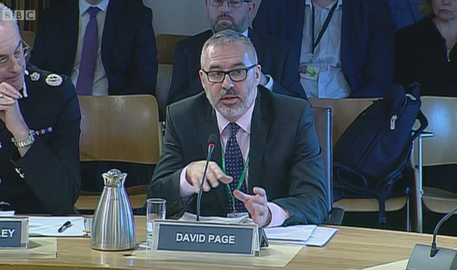 Police Scotland deputy chief officer David Page