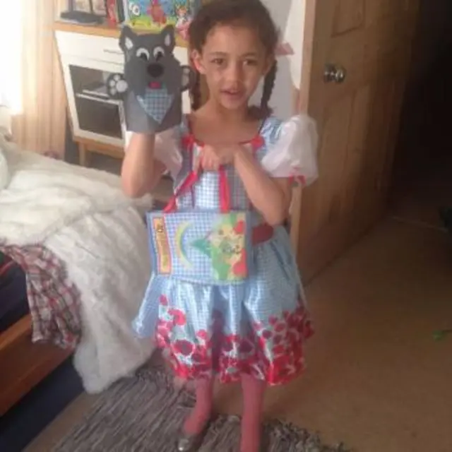 Mya, 7, as Dorothy from The Wizard of Oz